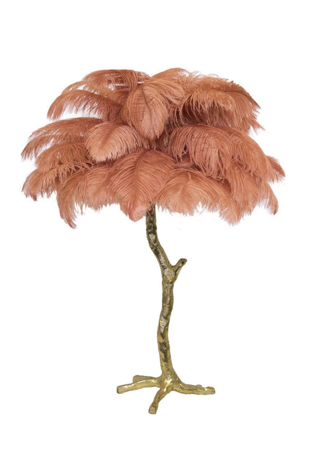 Ostrich Feather Table Lamp - SamuLighting