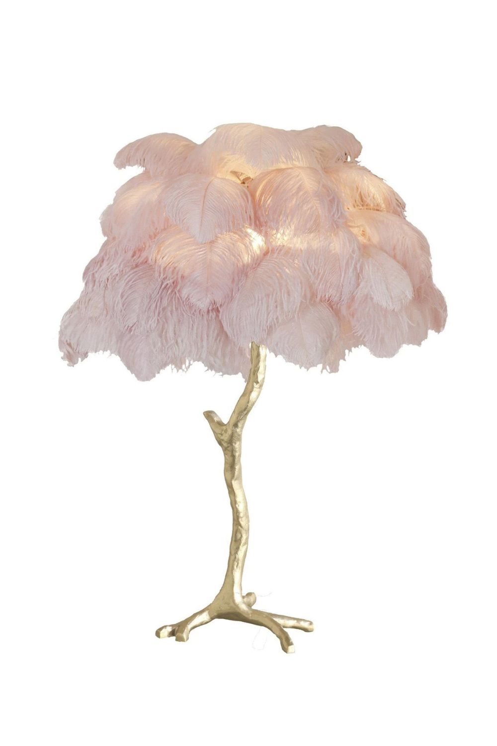 Ostrich Feather Table Lamp - SamuLighting