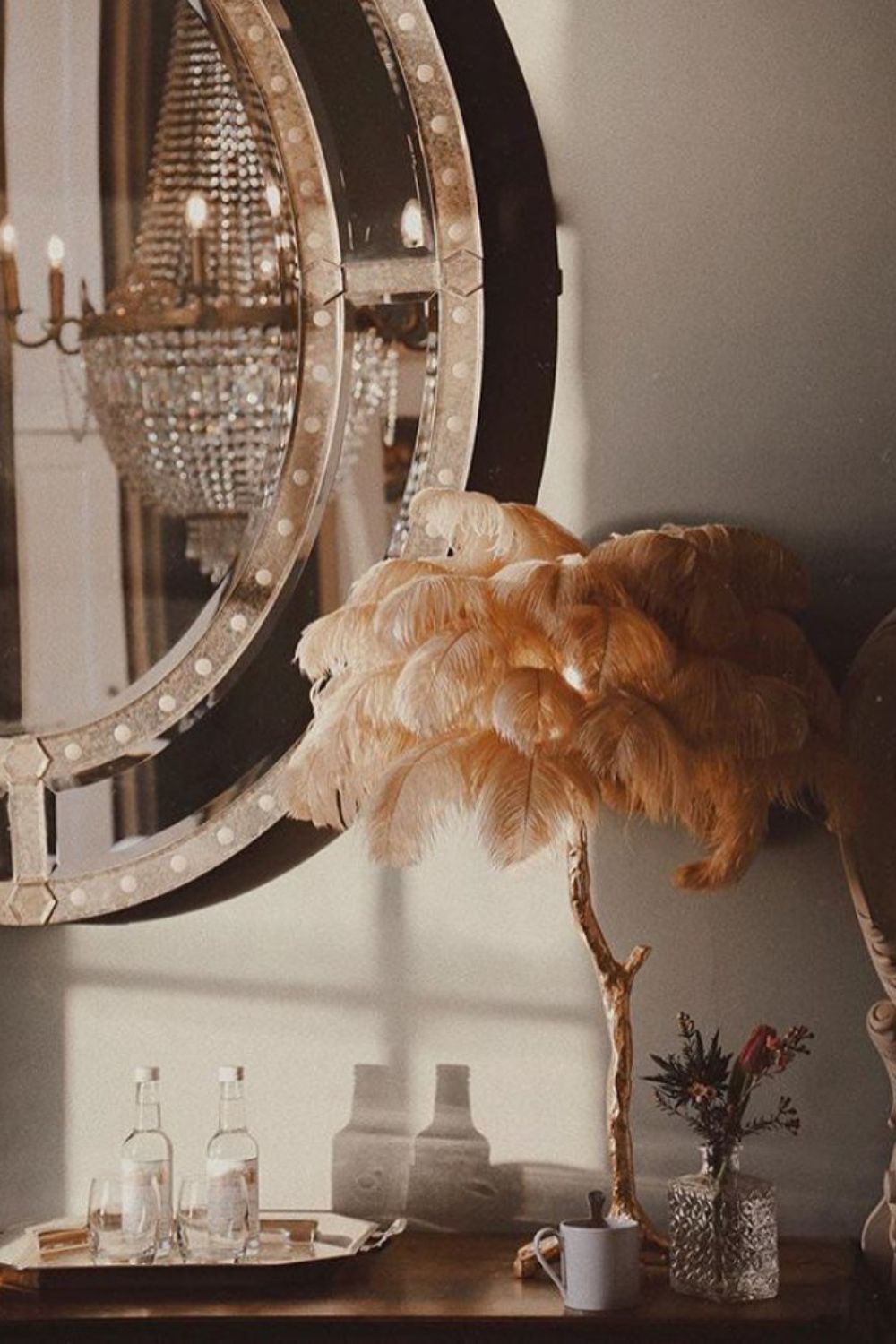 Ostrich Feather Table Lamp - SamuLighting