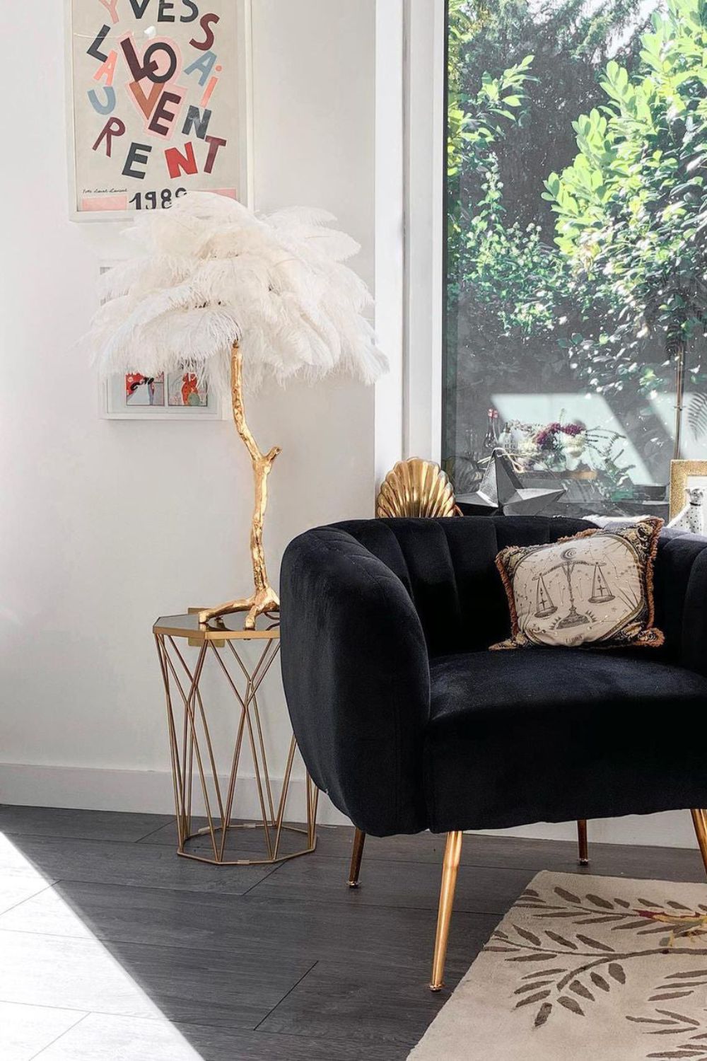 Ostrich Feather Table Lamp - SamuLighting