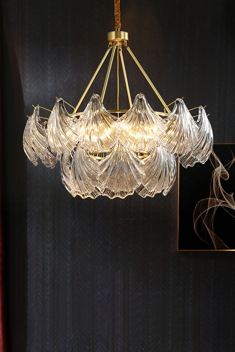 Scallop Shaped Chandelier Light - SamuLighting