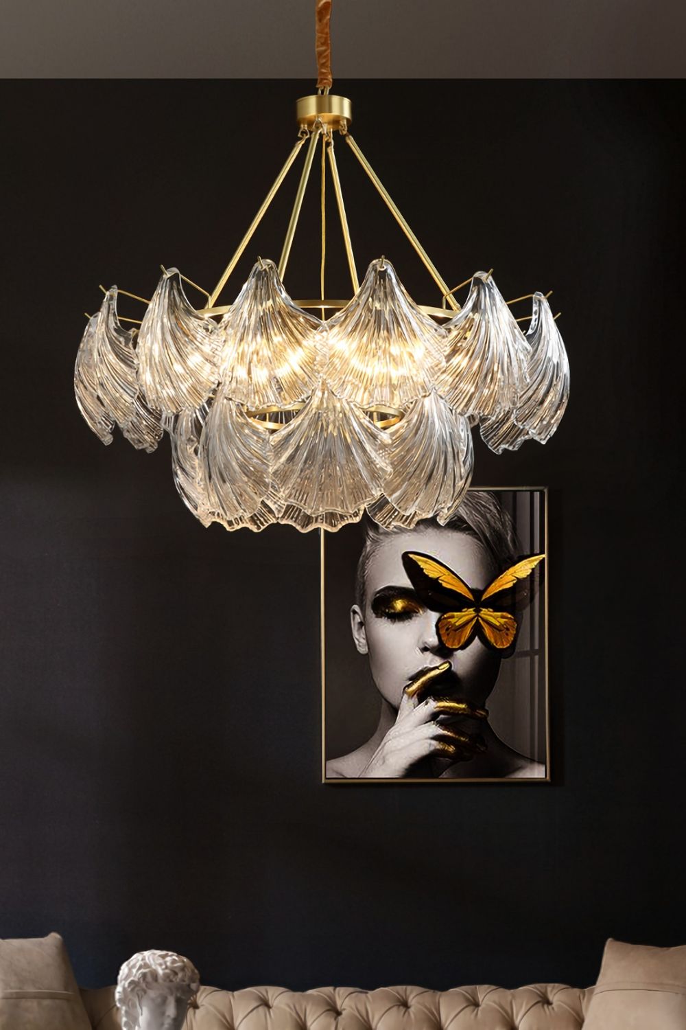 Scallop Shaped Chandelier Light - SamuLighting