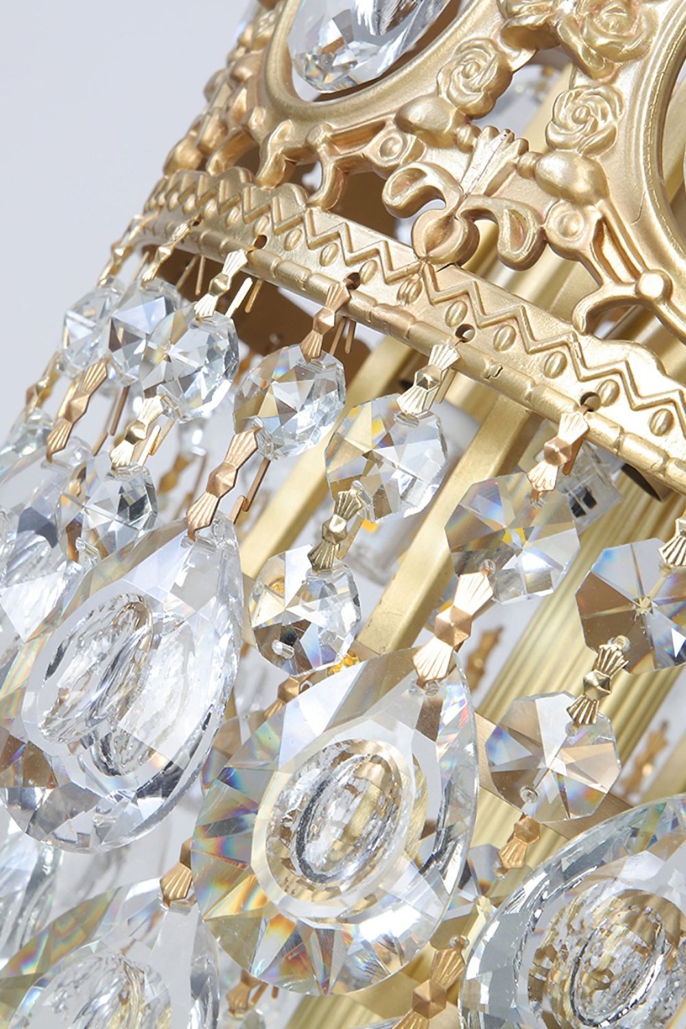 Vintage Crystal Floor Lamp - SamuLighting