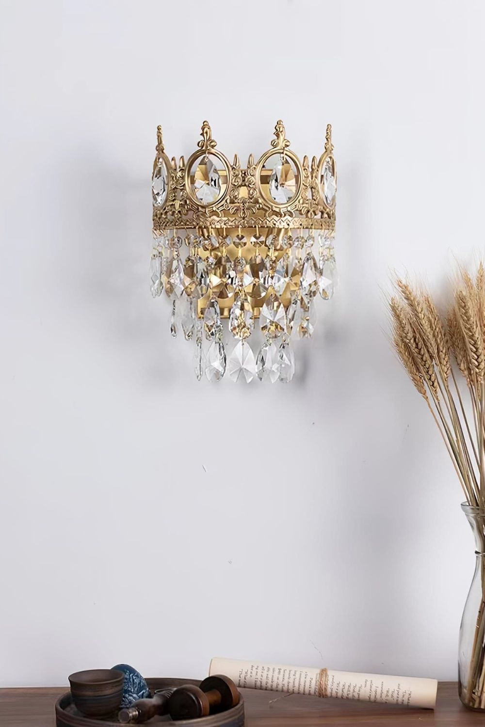 Vintage Crystal Sconce - SamuLighting