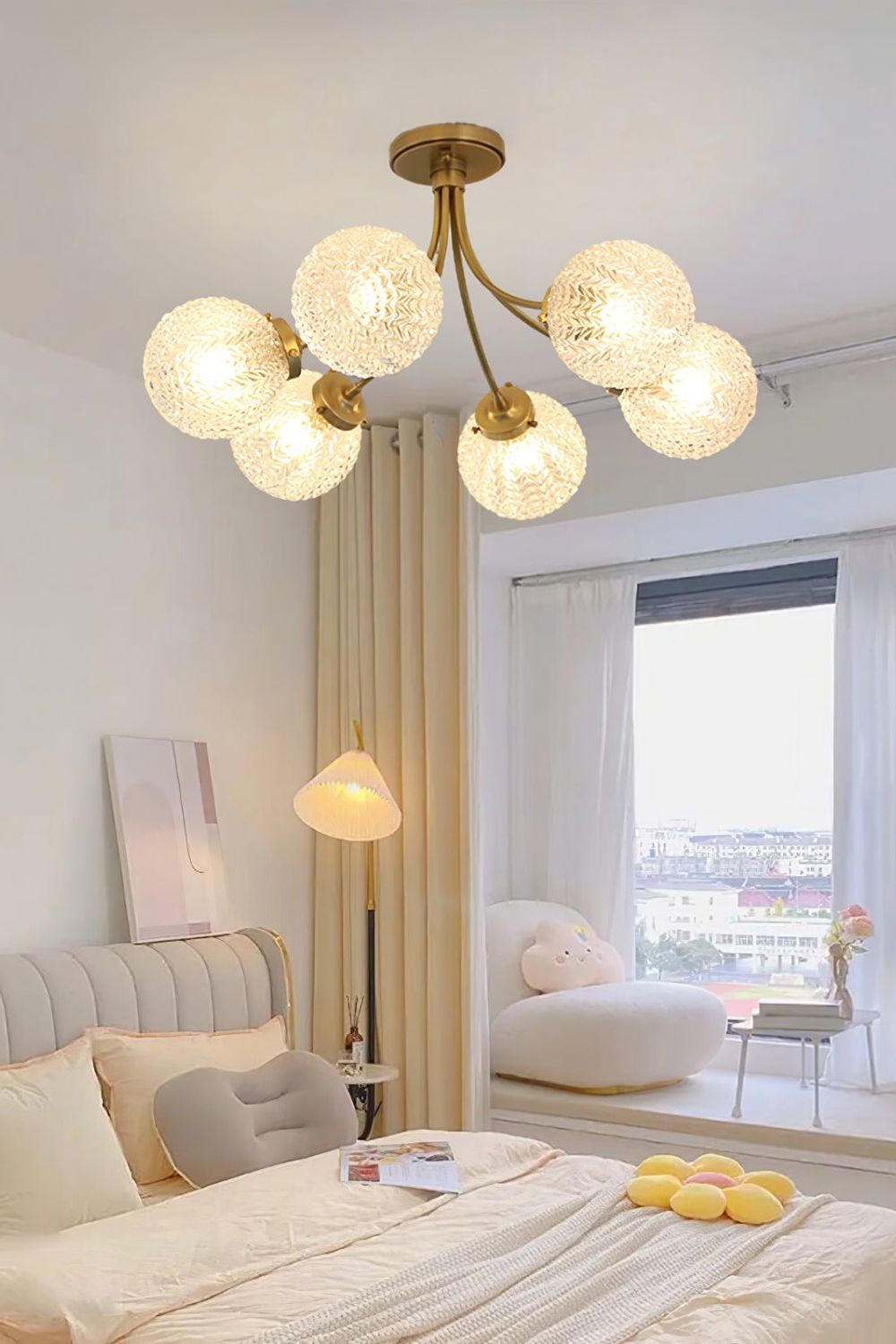 Vintage Glass Ceiling Lamp - SamuLighting