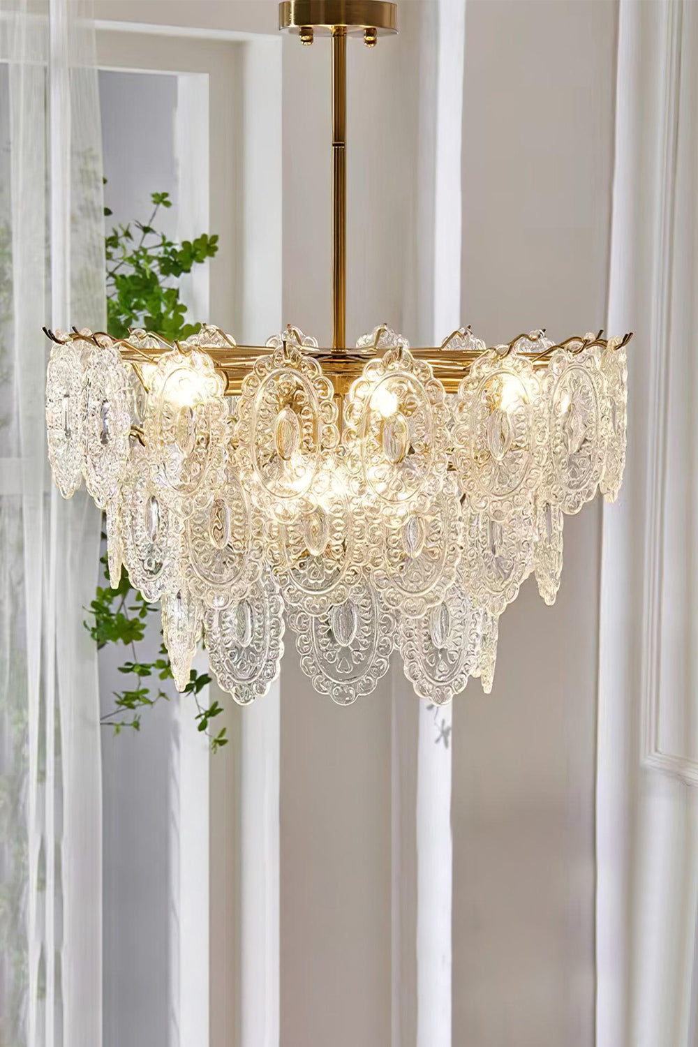 Wave Glass Chandelier - SamuLighting