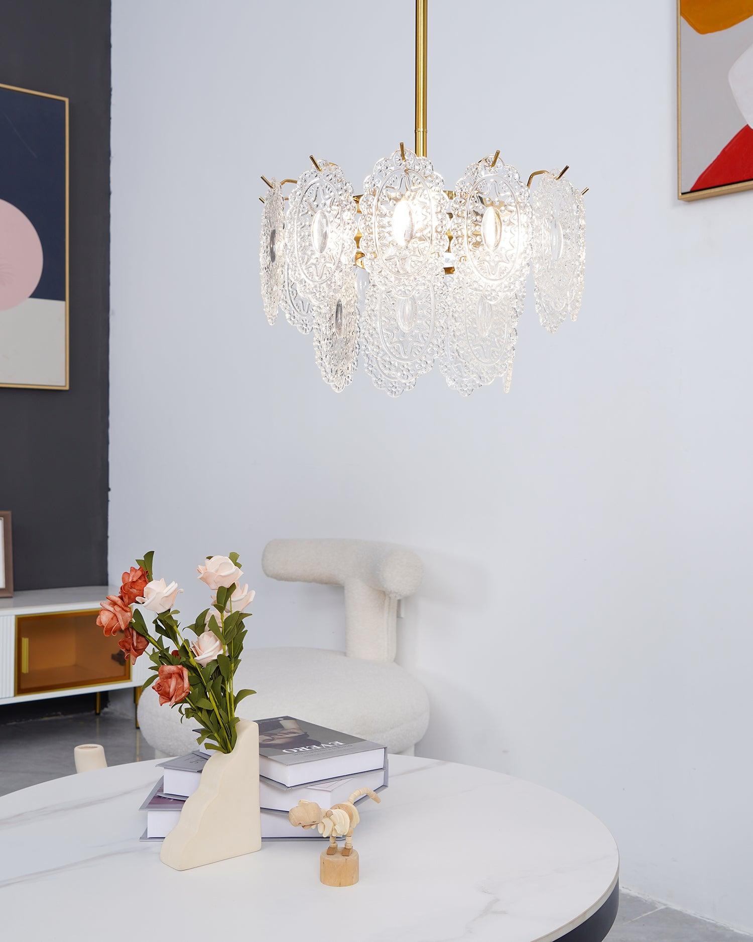 Wave Glass Chandelier - SamuLighting