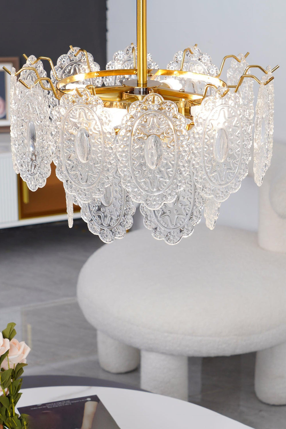 Wave Glass Chandelier - SamuLighting