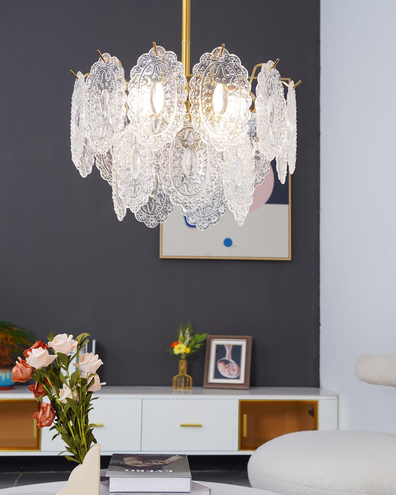 Wave Glass Chandelier - SamuLighting