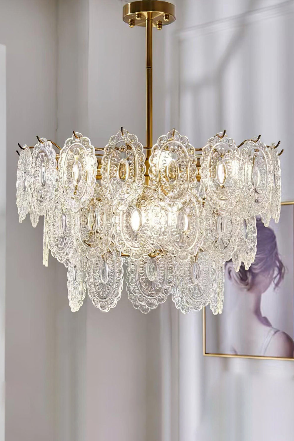 Wave Glass Chandelier - SamuLighting