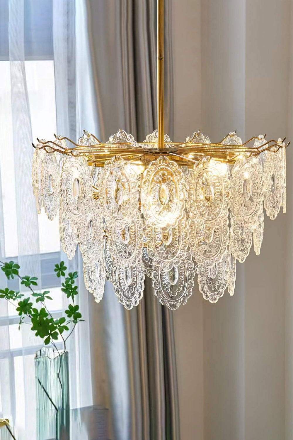 Wave Glass Chandelier - SamuLighting