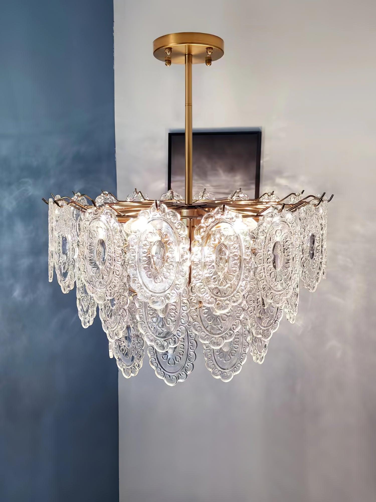 Wave Glass Chandelier - SamuLighting