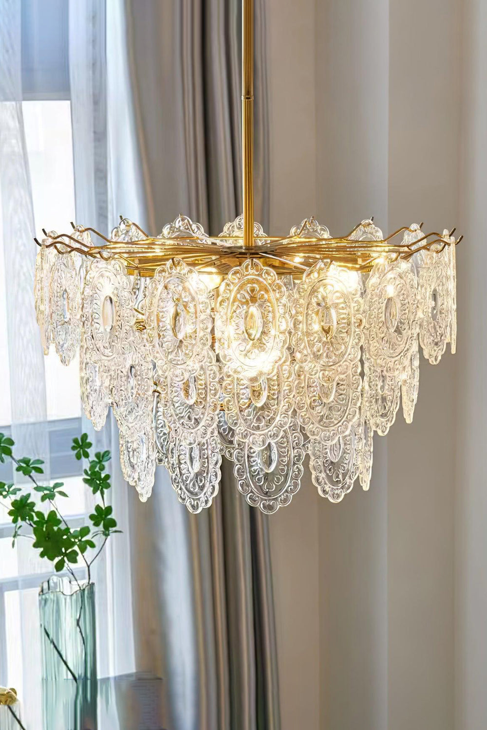 Wave Glass Chandelier - SamuLighting