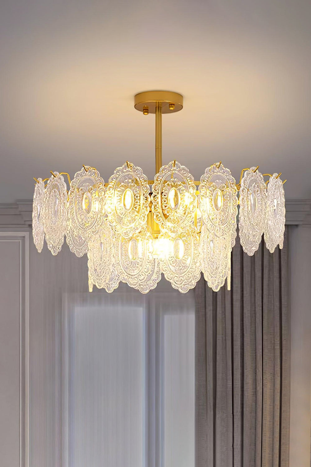 Wave Glass Chandelier - SamuLighting