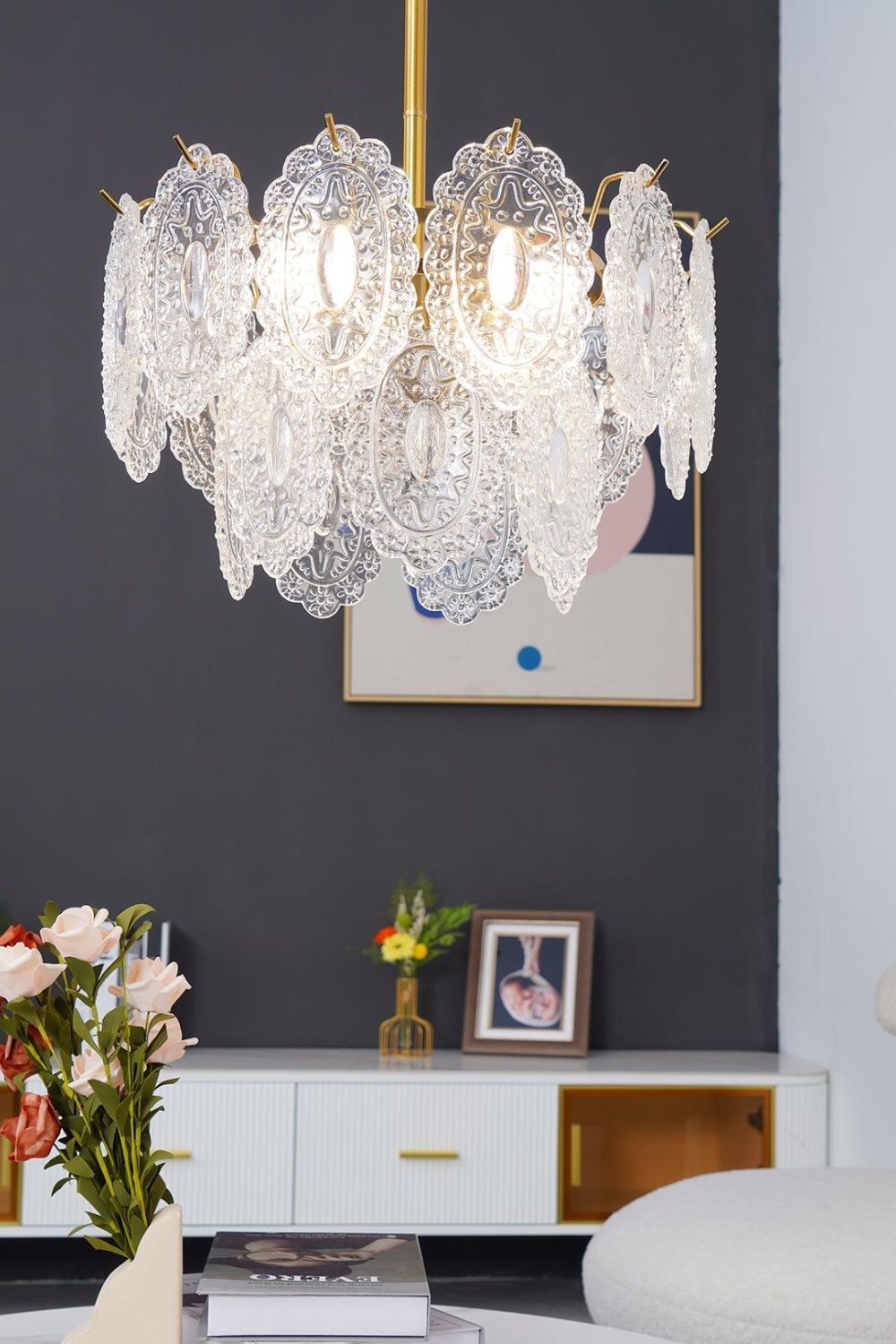 Wave Glass Chandelier – SamuLighting