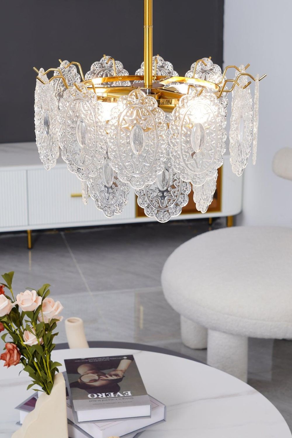 Wave Glass Chandelier - SamuLighting